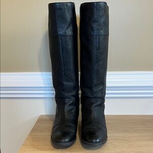 Nine West Black Leather Boots
